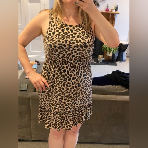 Leopard print summer dress - Picture 1 of 8